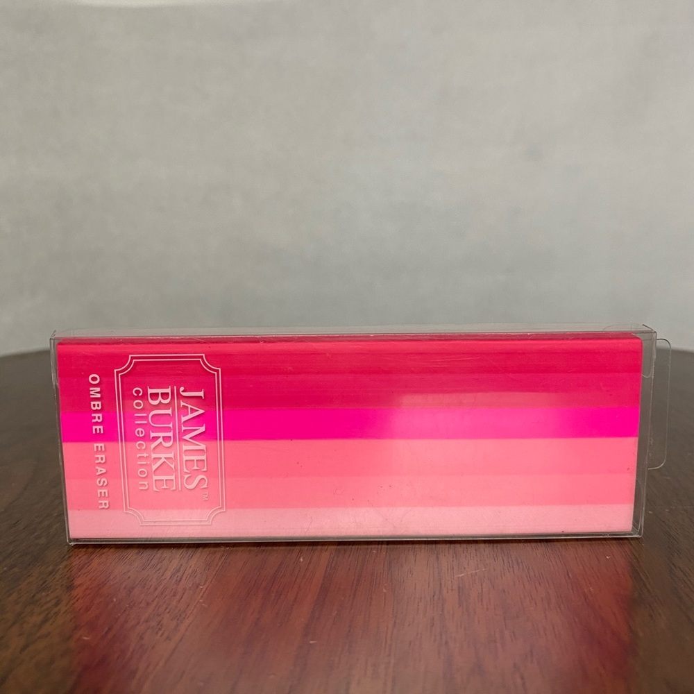 James Burke Collection Shades of Pink Eraser.